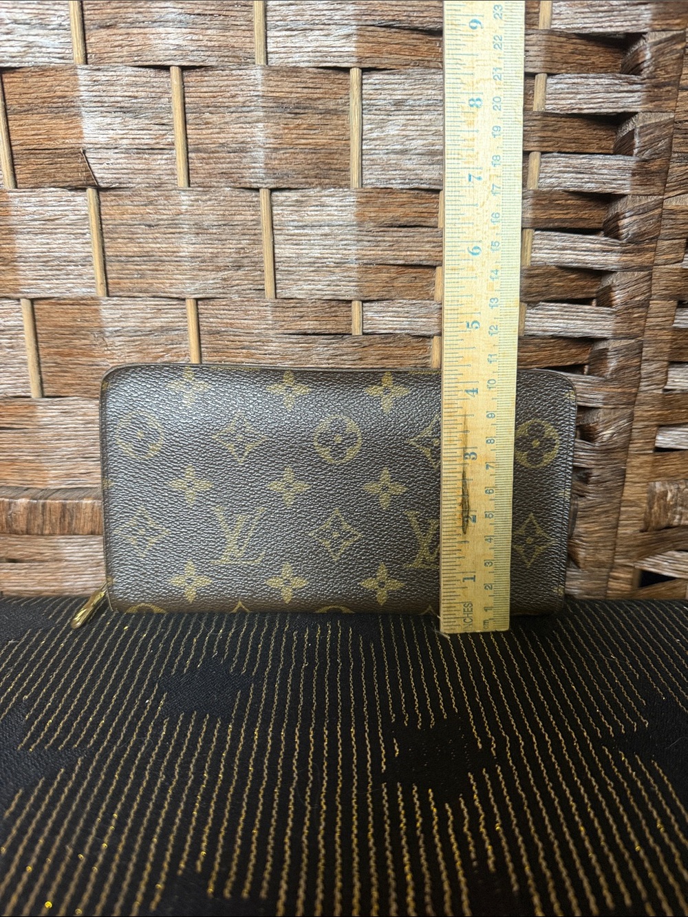 Louis Vuitton Monogram Canvas Long Zip Wallet VGUC - Picture 13 of 15